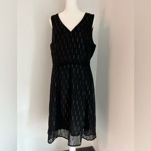 BANANA REPUBLIC Elegant Sleeveless Black Dress Suze 12